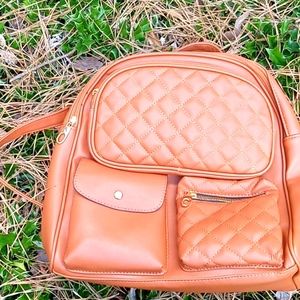 Small backpack brown